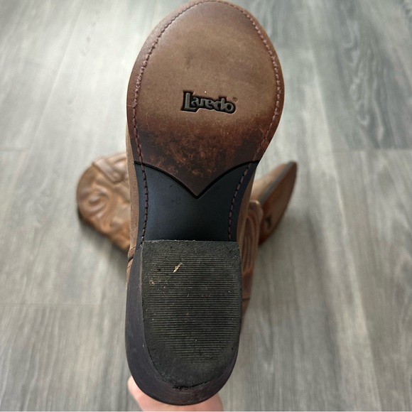 Laredo Womens Bridget Embroidered Round Toe Casual Boots - Brown (Size 9M) - Picture 5 of 8